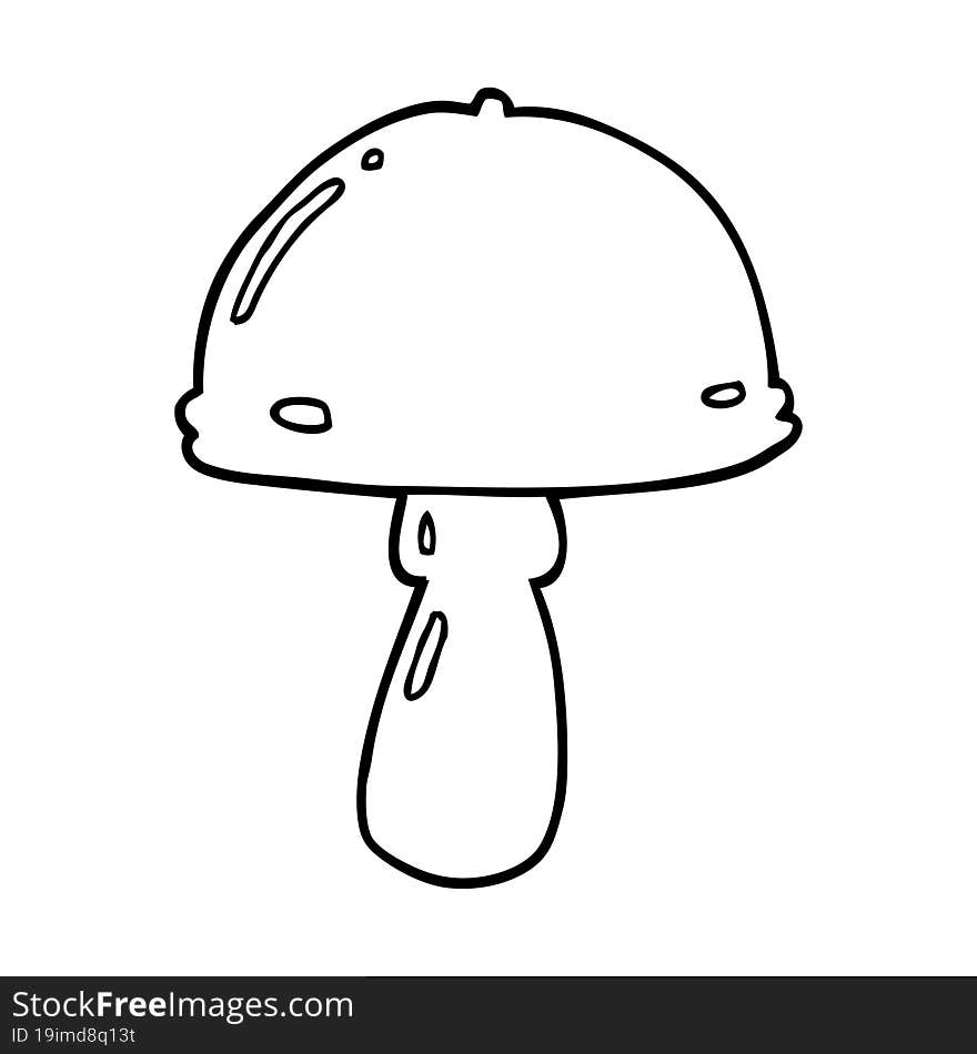 cartoon mushroom