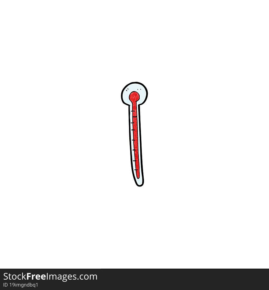 cartoon thermometer