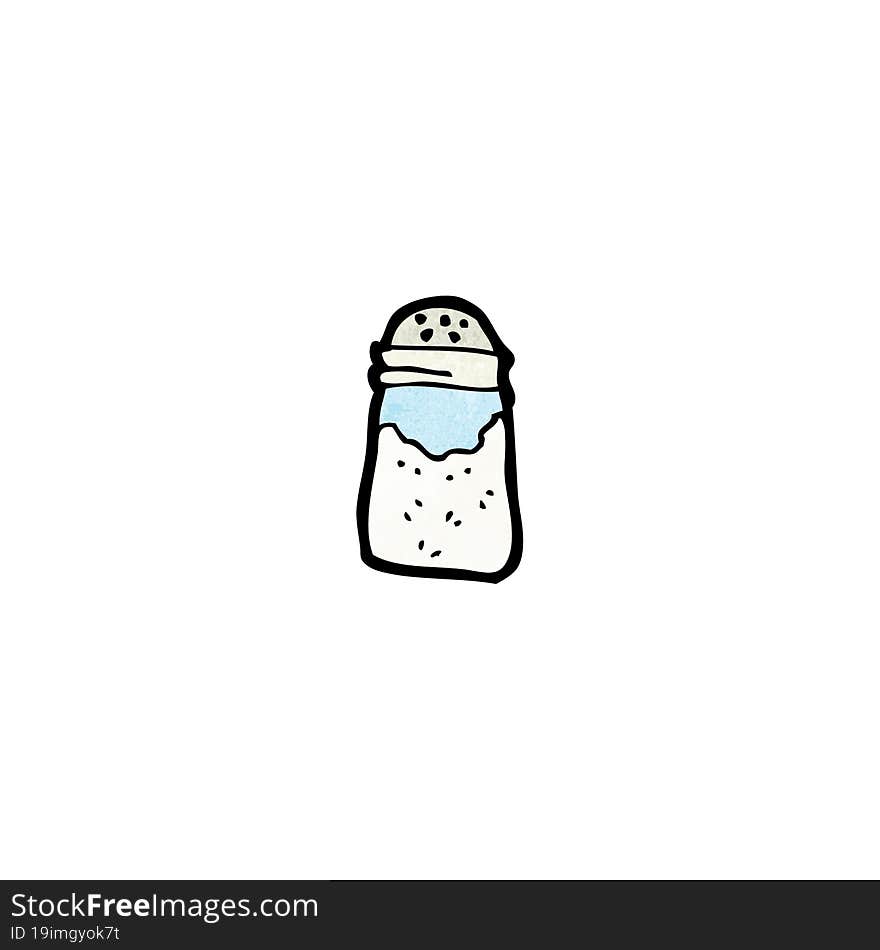 cartoon salt shaker