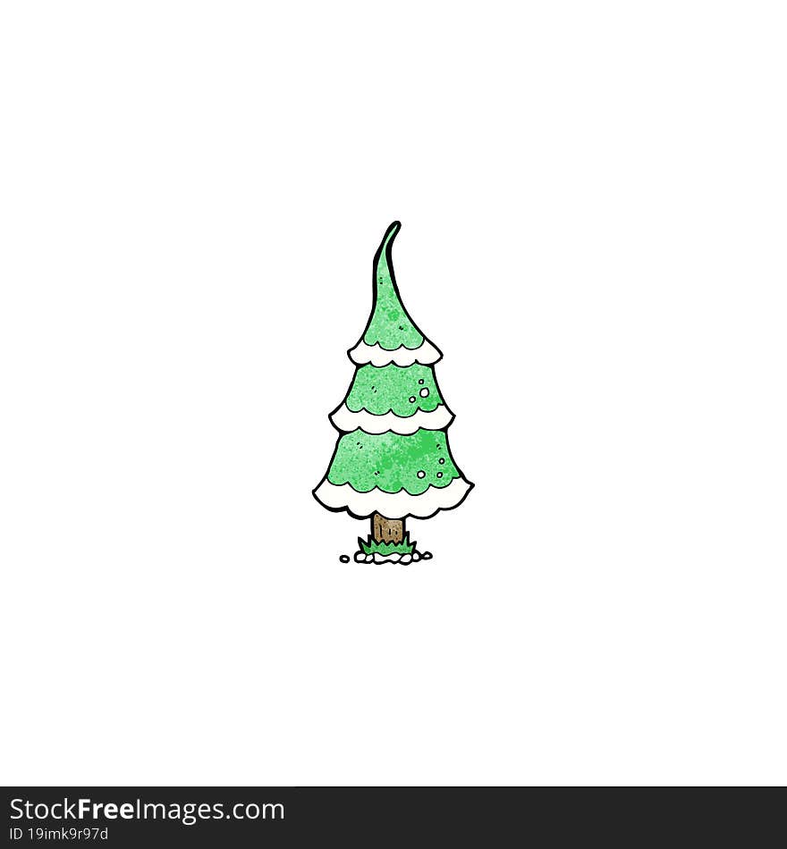 cartoon christmas tree