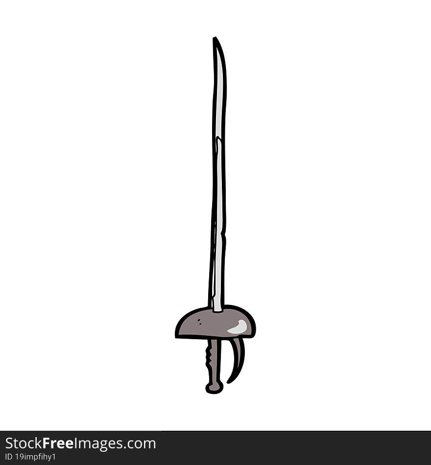 cartoon sword