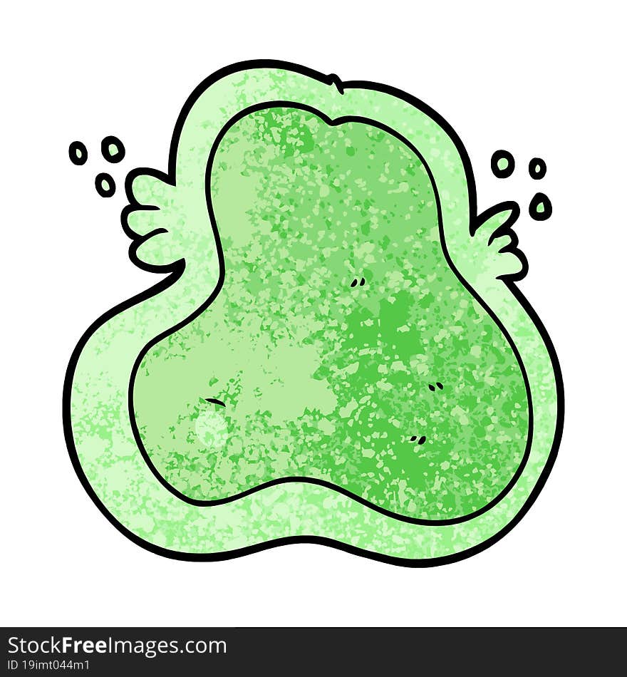 cartoon amoeba. cartoon amoeba