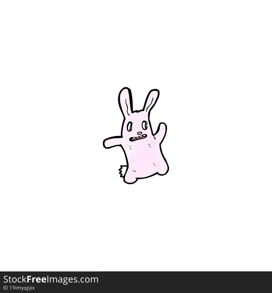 Spooky Bunny Rabbit Cartoon