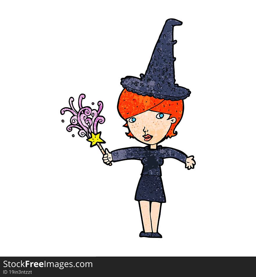 Cartoon Halloween Witch