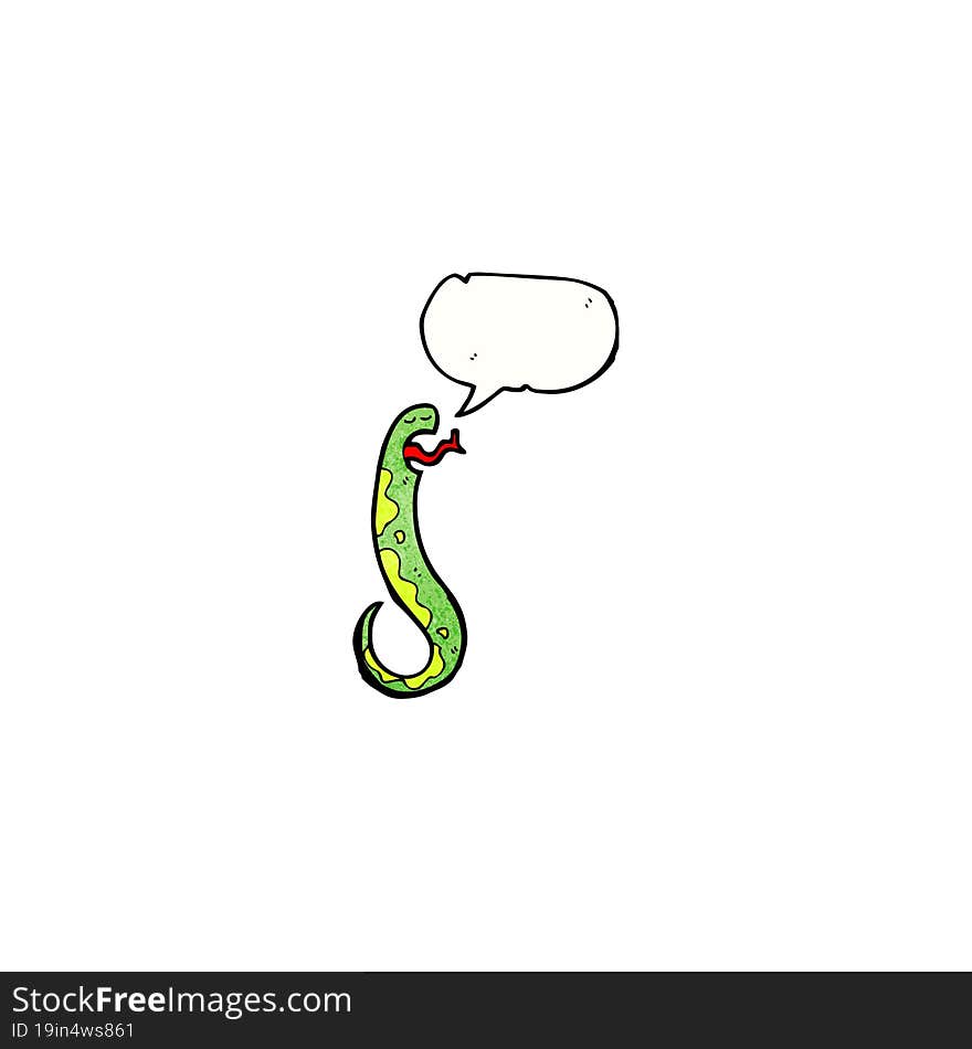 Hissing Snake Cartoon