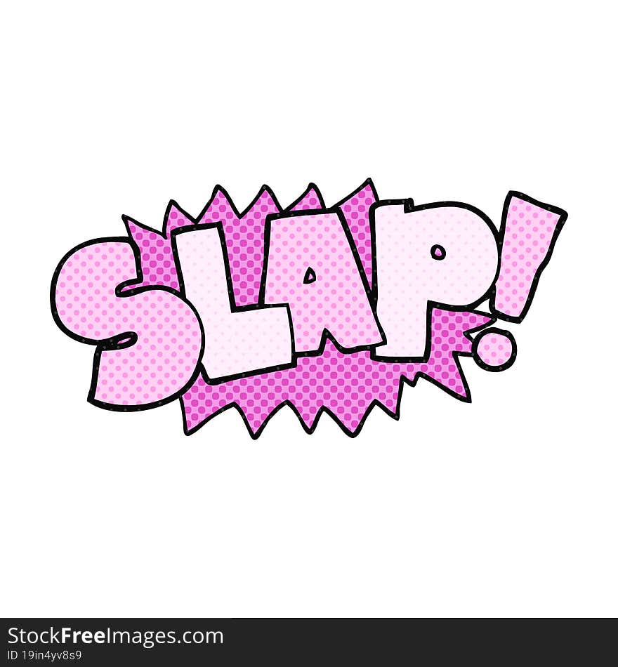 Cartoon Slap Symbol