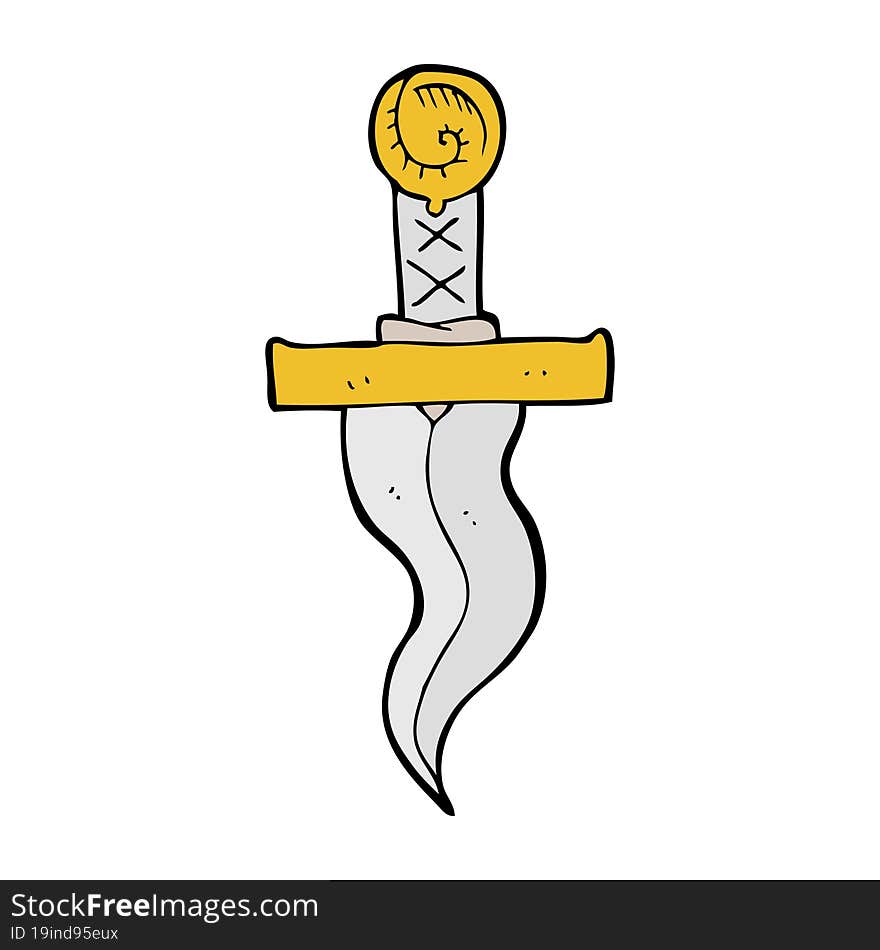 Cartoon Dagger