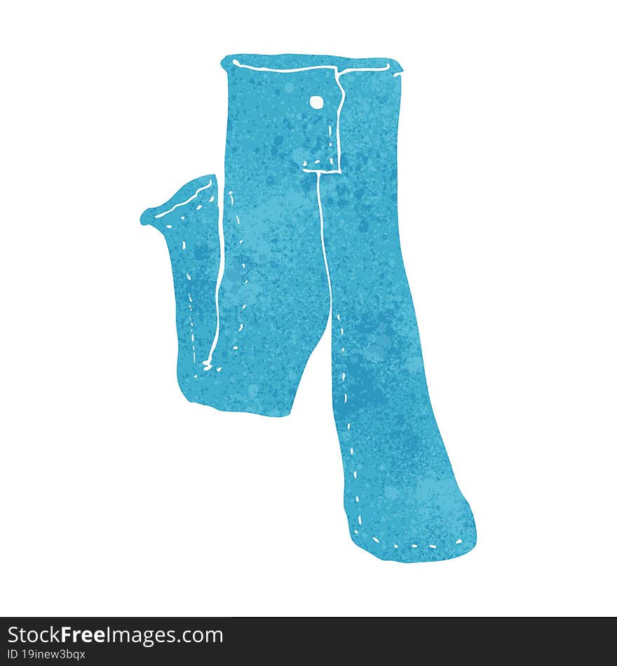 Cartoon Pair Of Jeans