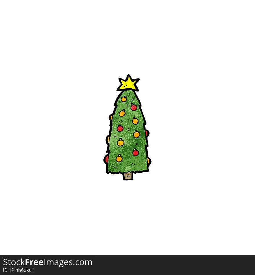 Cartoon Christmas Tree