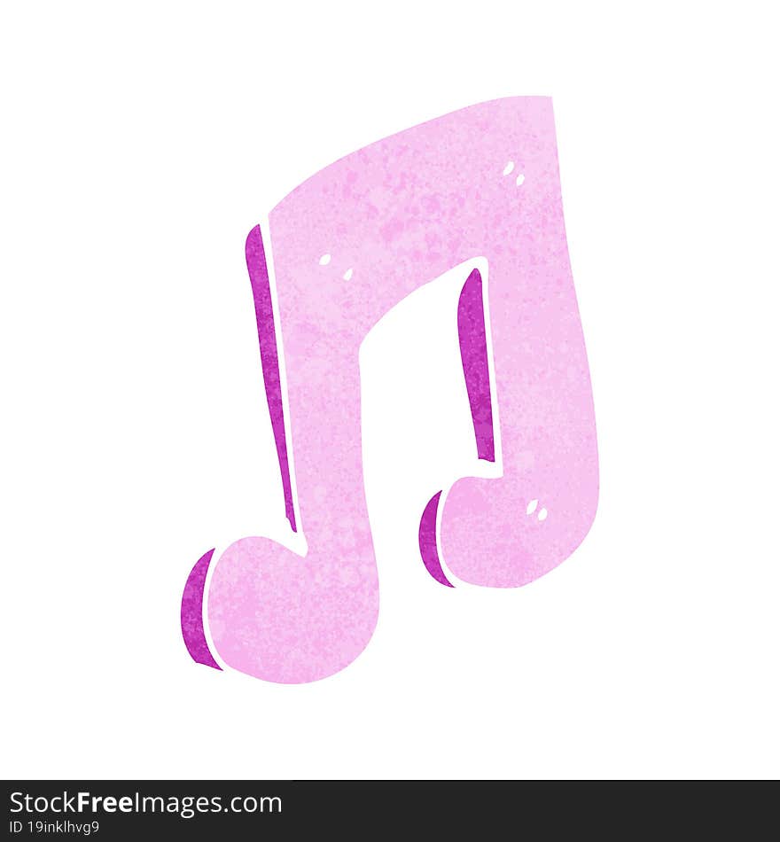 cartoon musical note