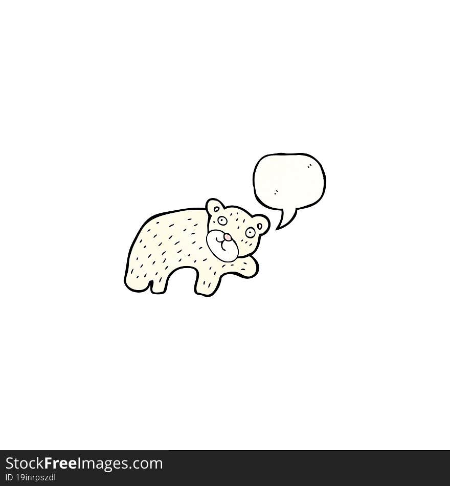 Cartoon Polar Bear