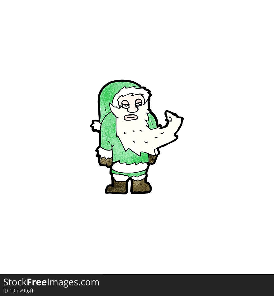 cartoon santa claus