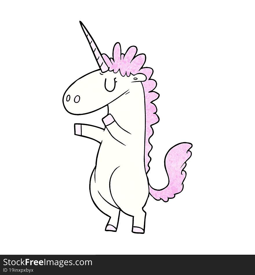 cartoon unicorn. cartoon unicorn