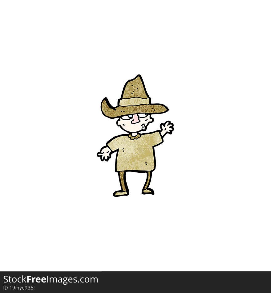 cartoon peasant