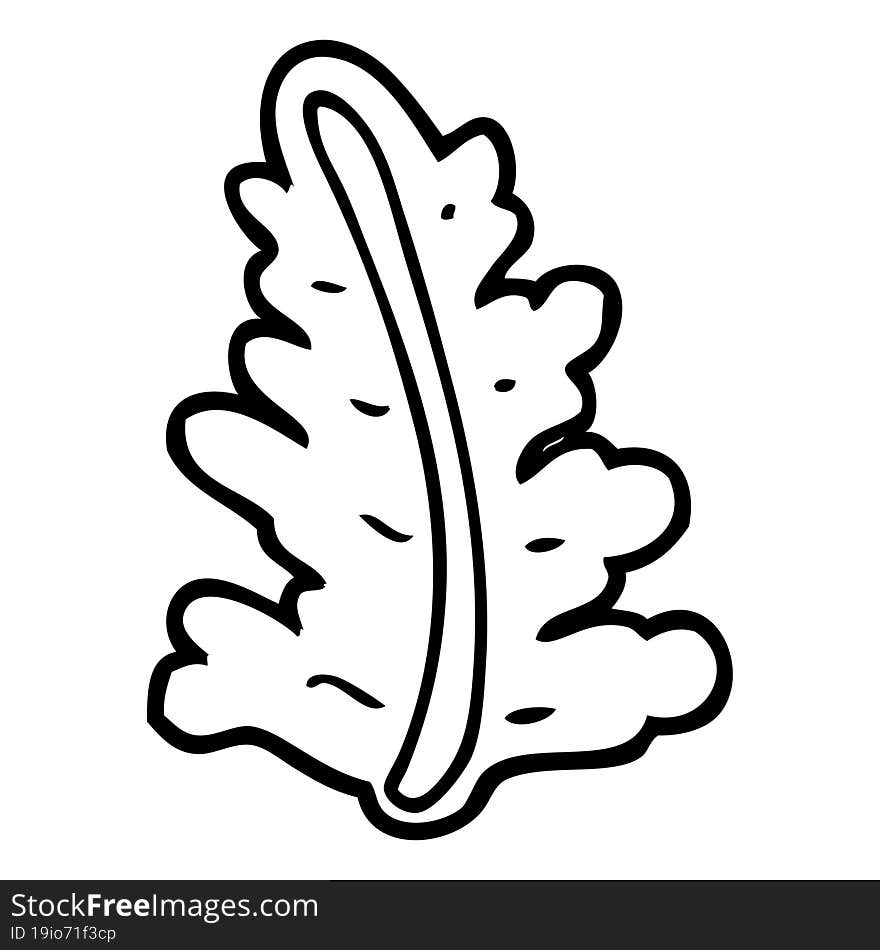 cartoon leaf