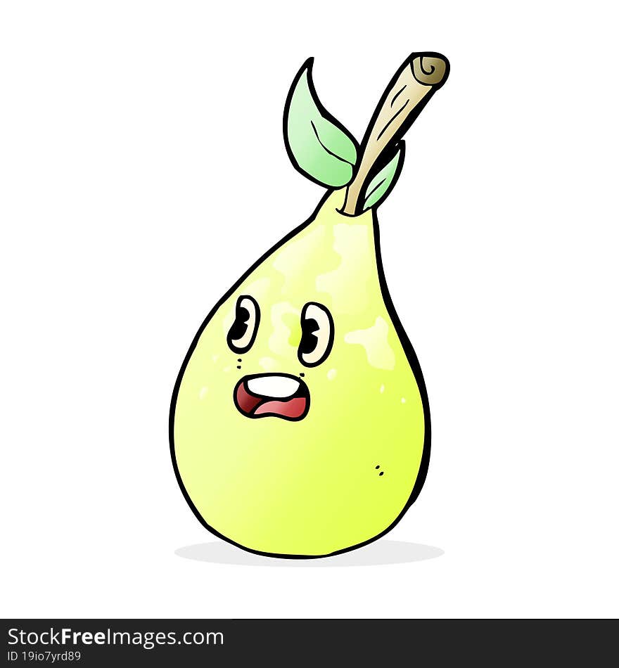 cartoon pear