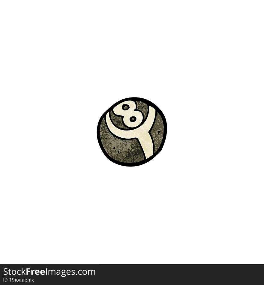 Cartoon Eight Ball