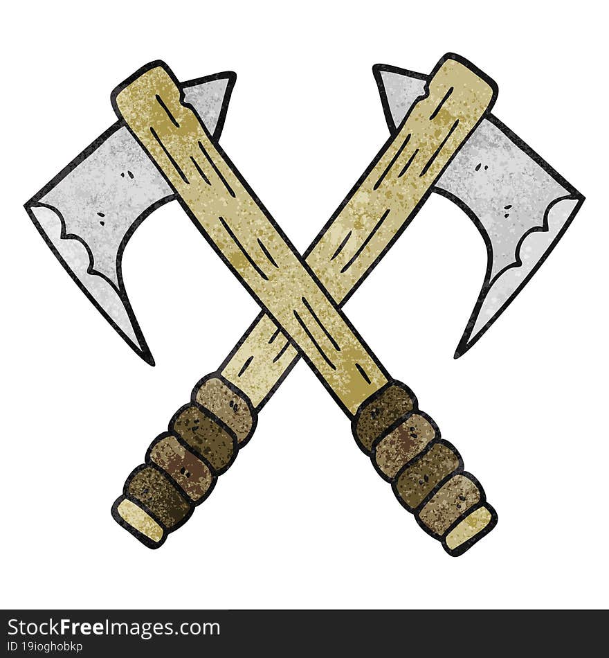 freehand drawn texture cartoon axes