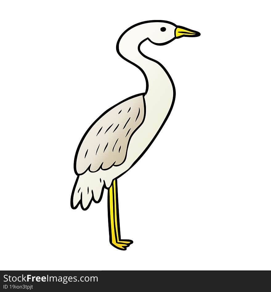 cartoon stork. cartoon stork