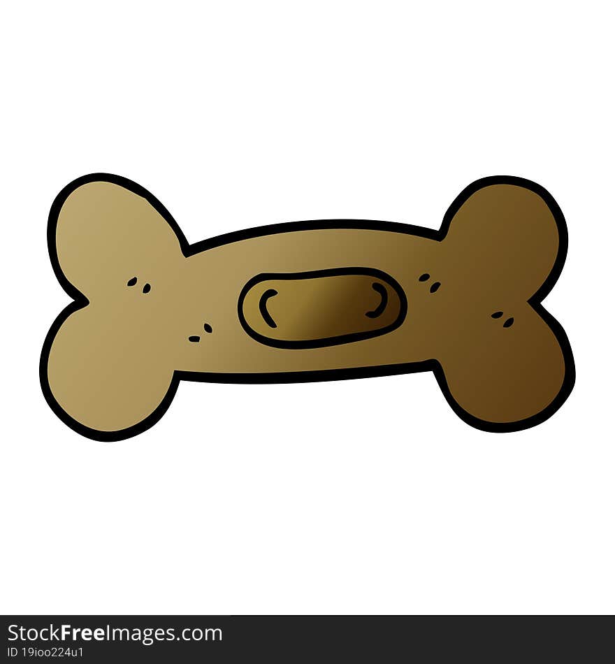 Cartoon Doodle Pet Bone