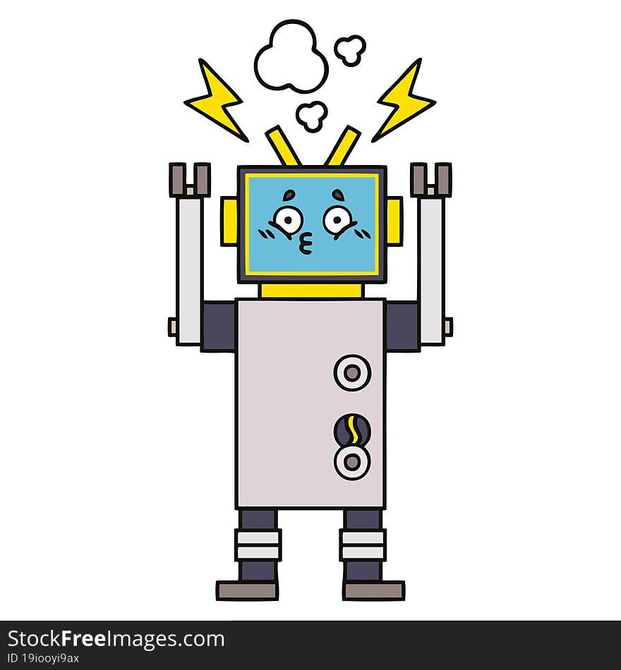 Cute Cartoon Robot