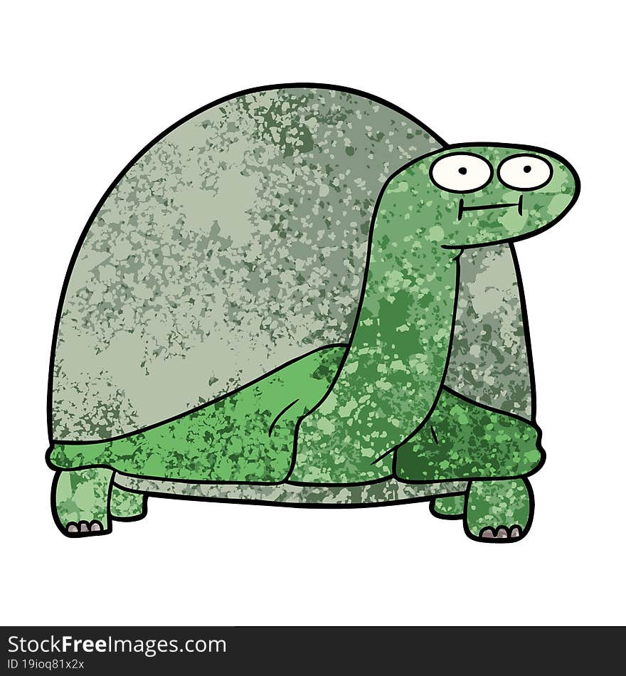 cartoon tortoise. cartoon tortoise