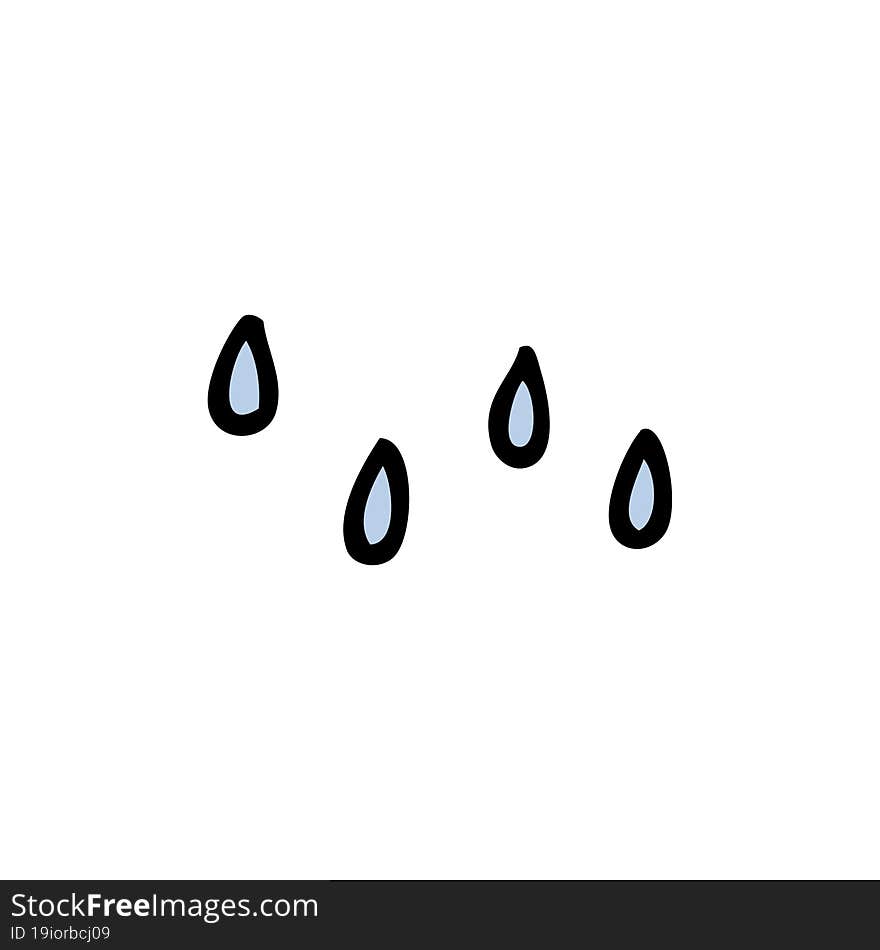 cartoon rain