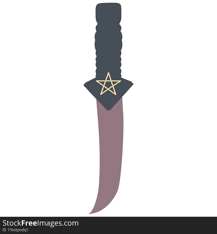 ritual athame knife