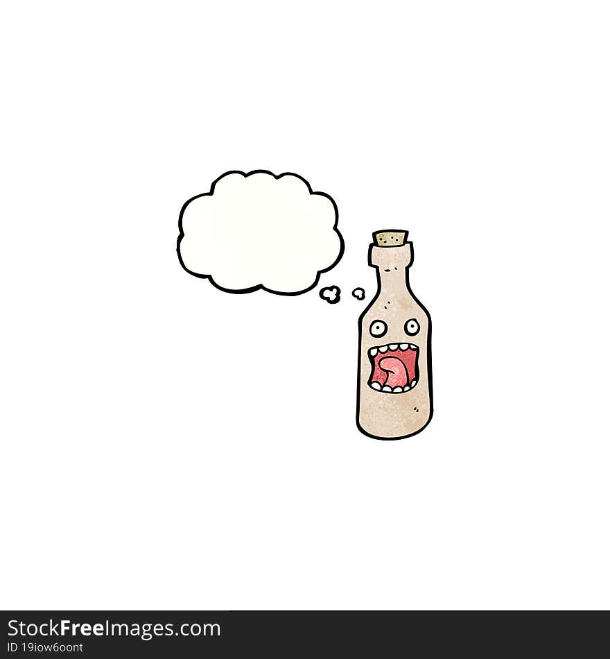 cartoon bottle