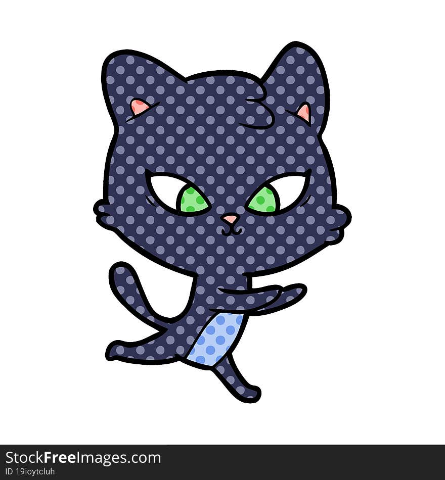 cute cartoon cat. cute cartoon cat