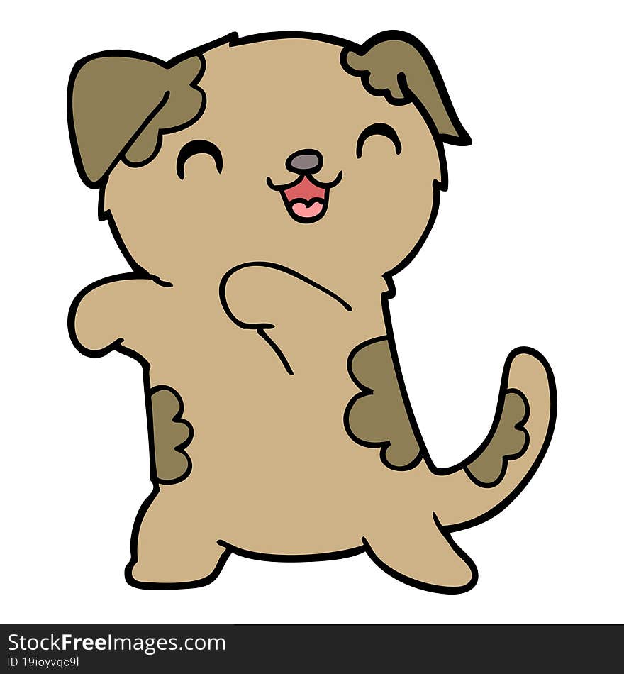 Cute Cartoon Puppy