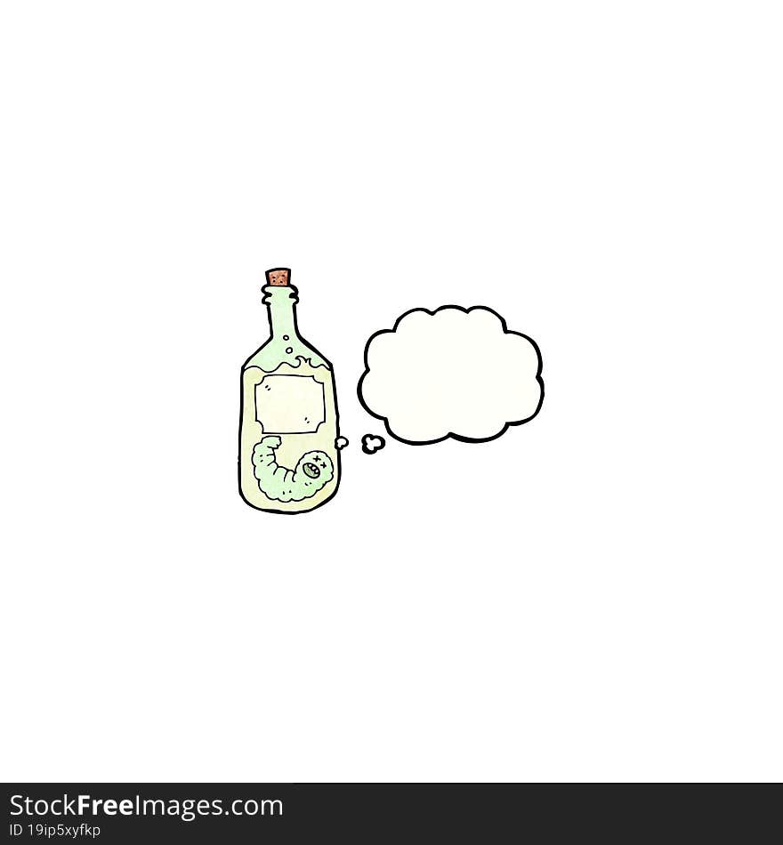 tequila bottle cartoon