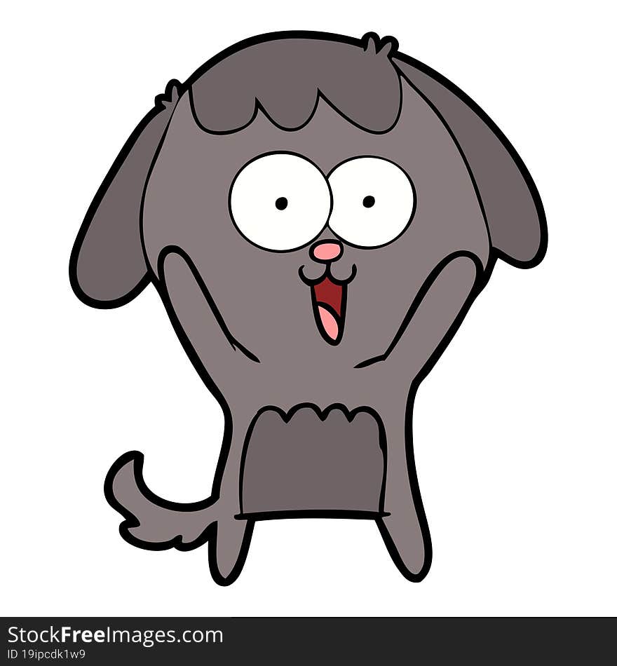 cute cartoon dog. cute cartoon dog