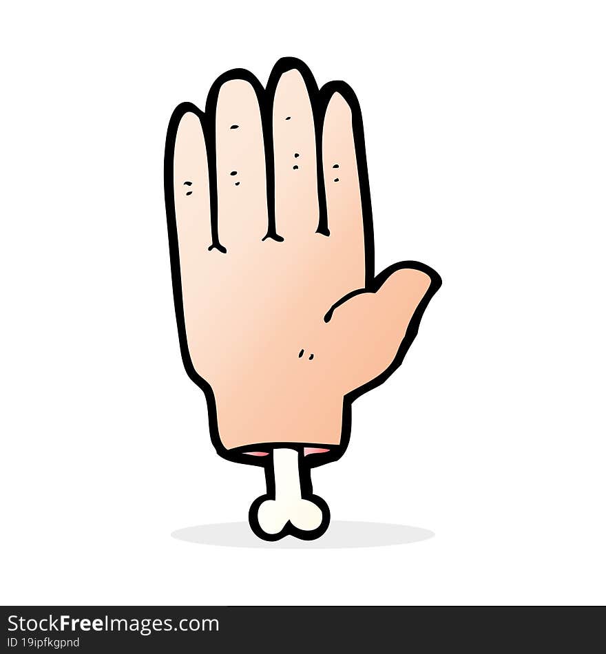 cartoon hand