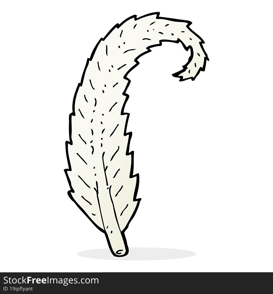 cartoon feather