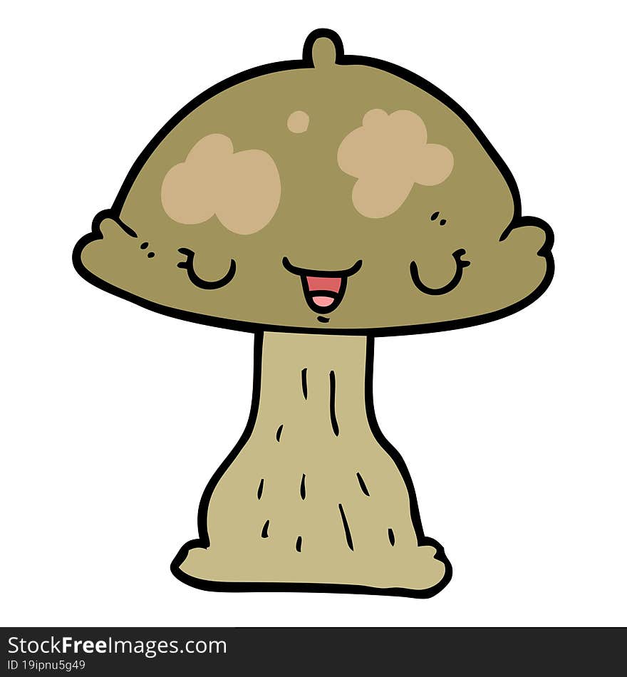 cartoon toadstool