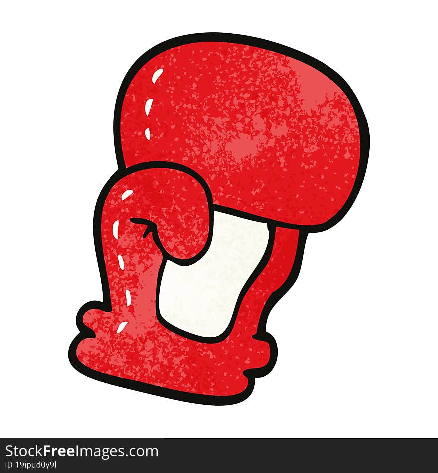 Cartoon Doodle Boxing Glove