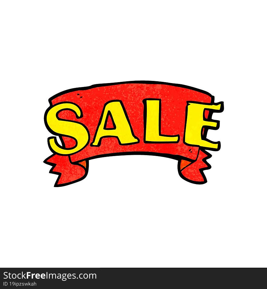 cartoon sale symbol