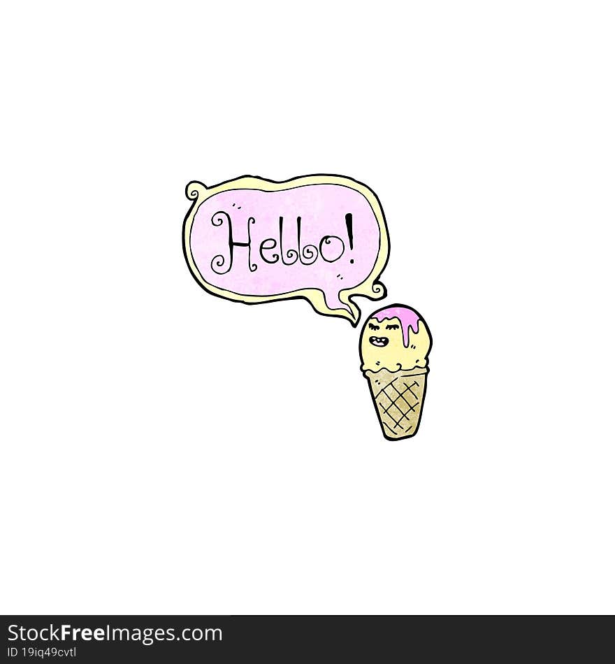 Cartoon Ice Cream