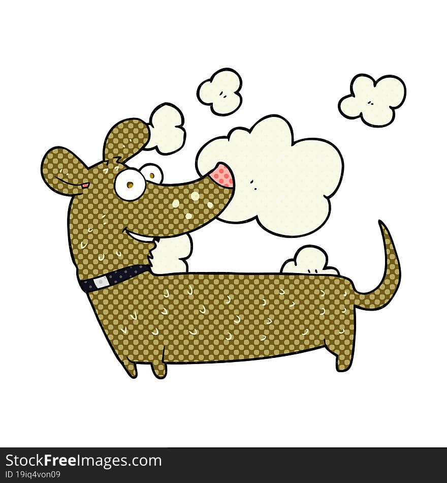 Cartoon Happy Dog