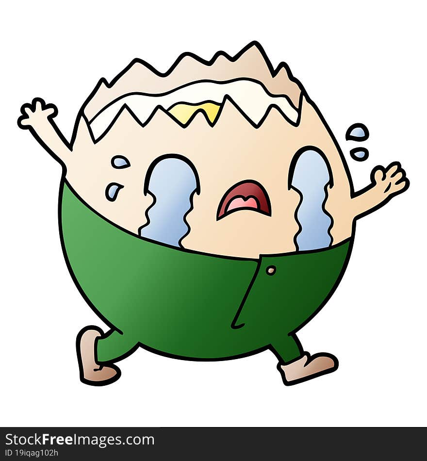 humpty dumpty cartoon egg man crying. humpty dumpty cartoon egg man crying