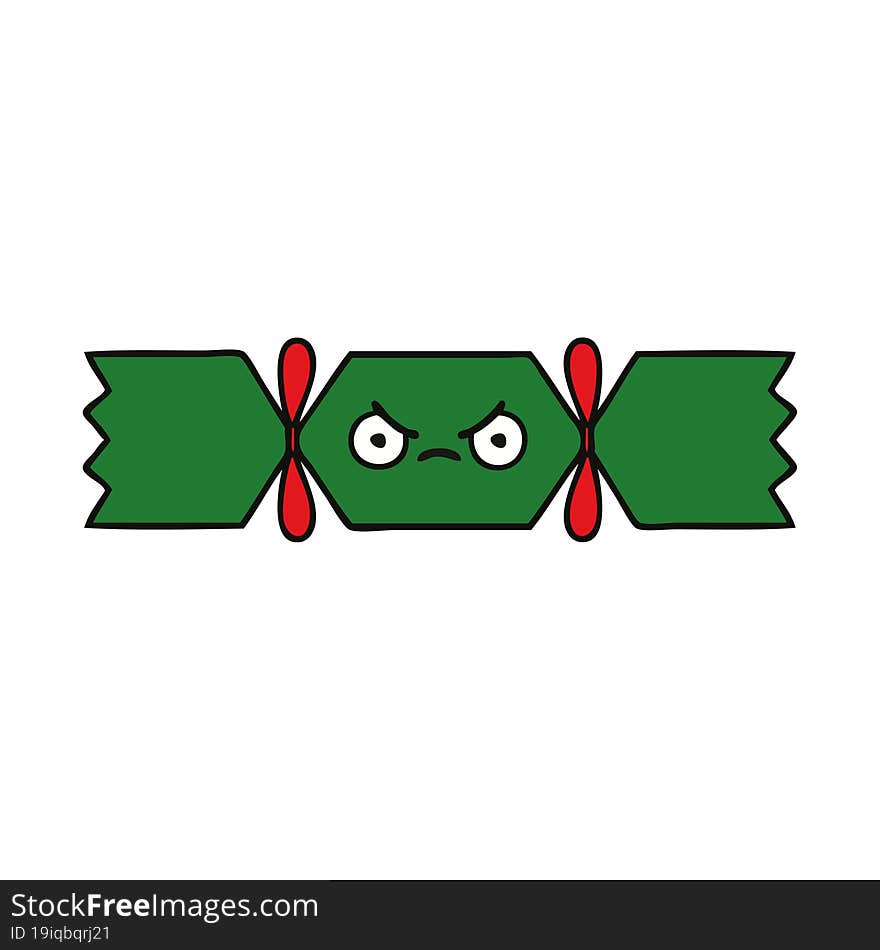 Cute Cartoon Christmas Cracker