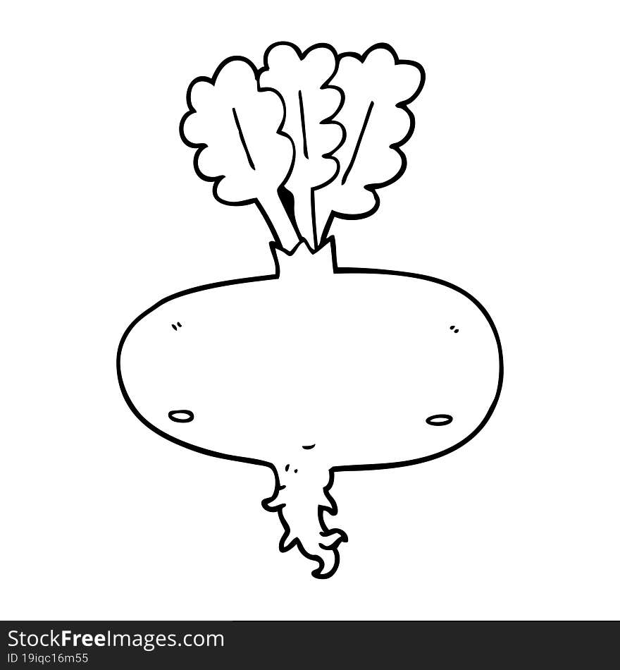 cartoon beetroot