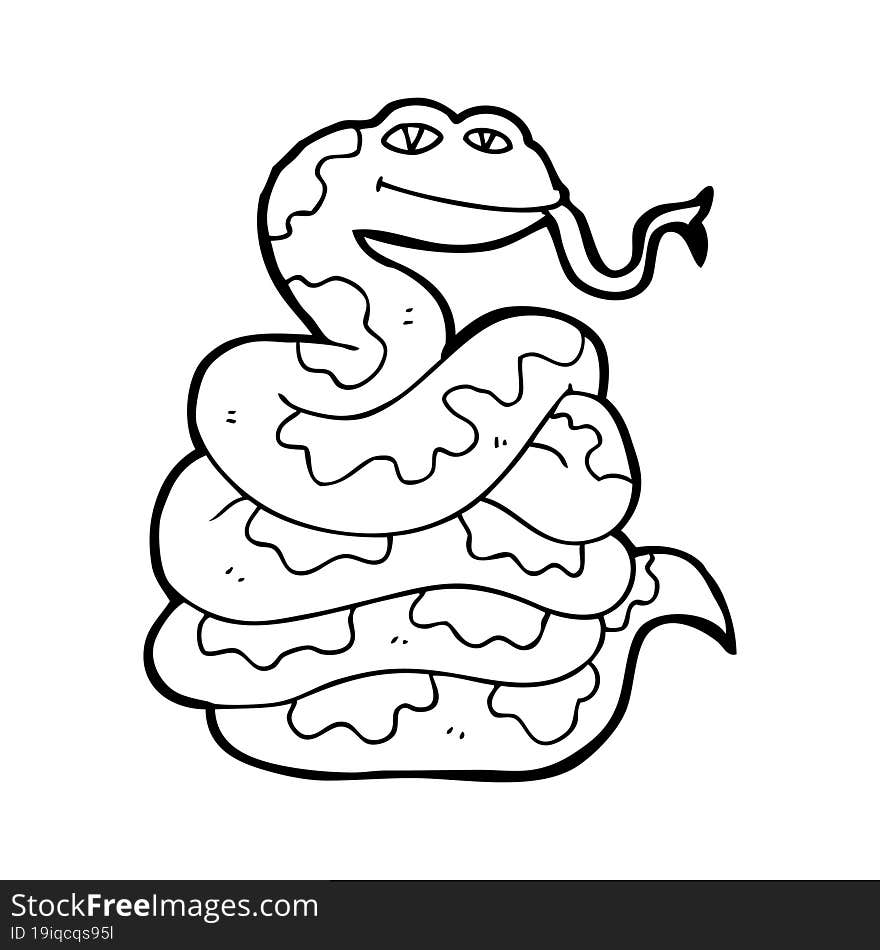 cartoon snake