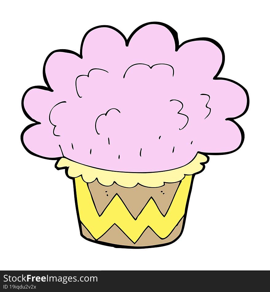 cartoon cupcake