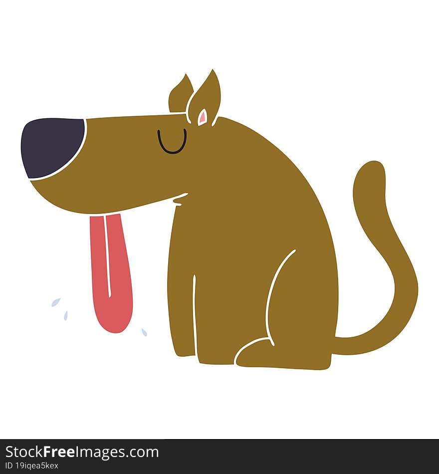 Quirky Hand Drawn Cartoon Dog