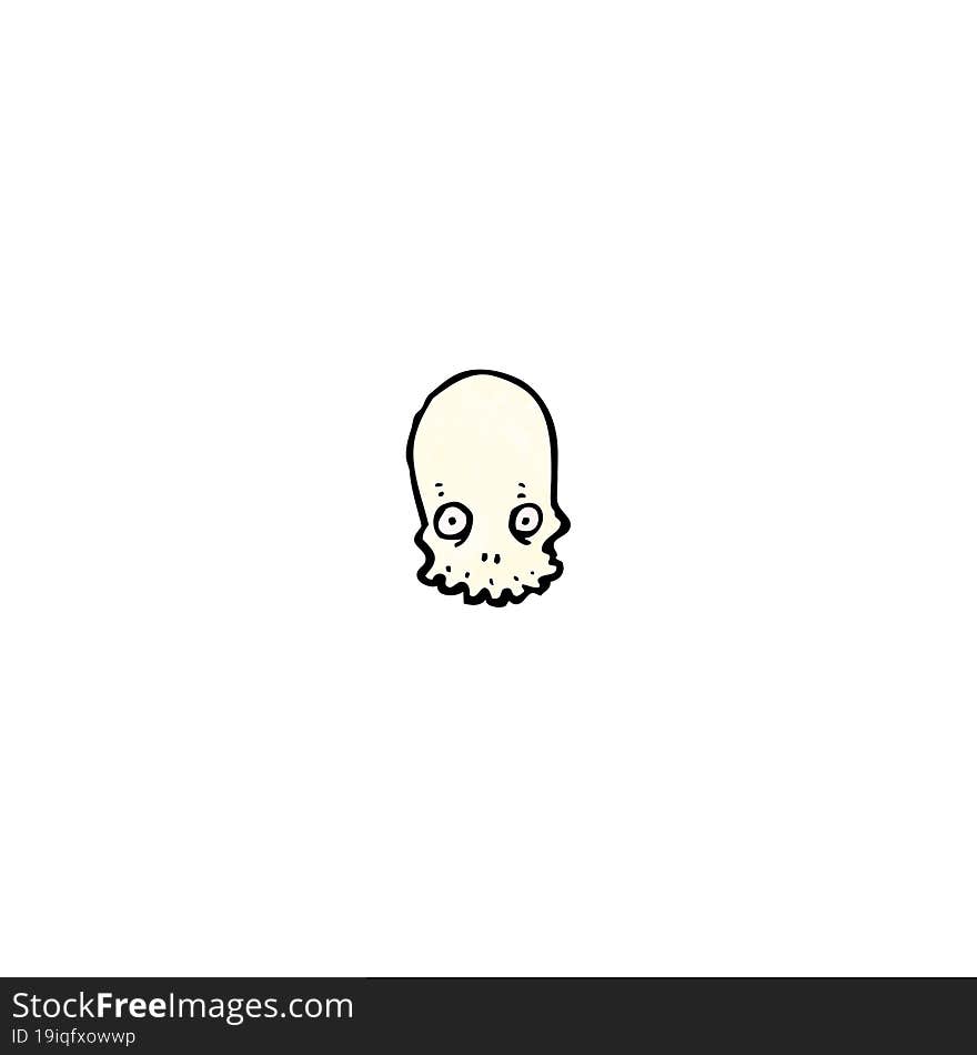 cartoon skull