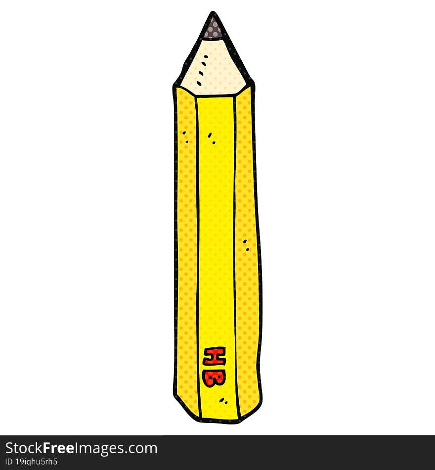 cartoon pencil