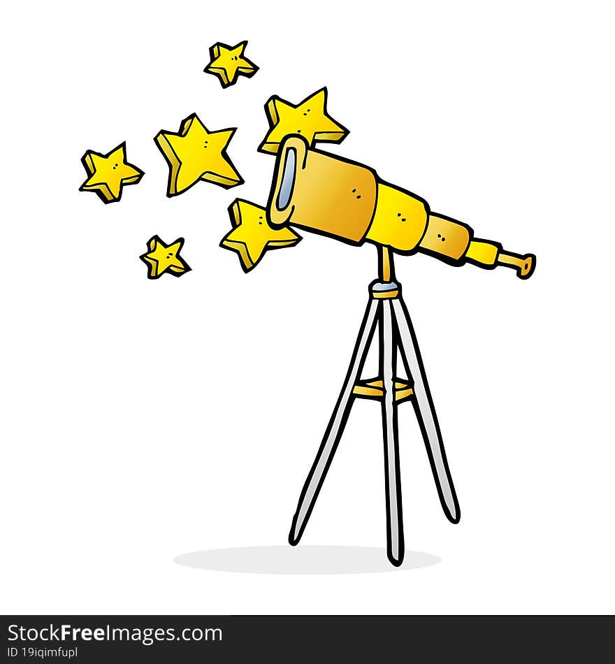 cartoon telescope