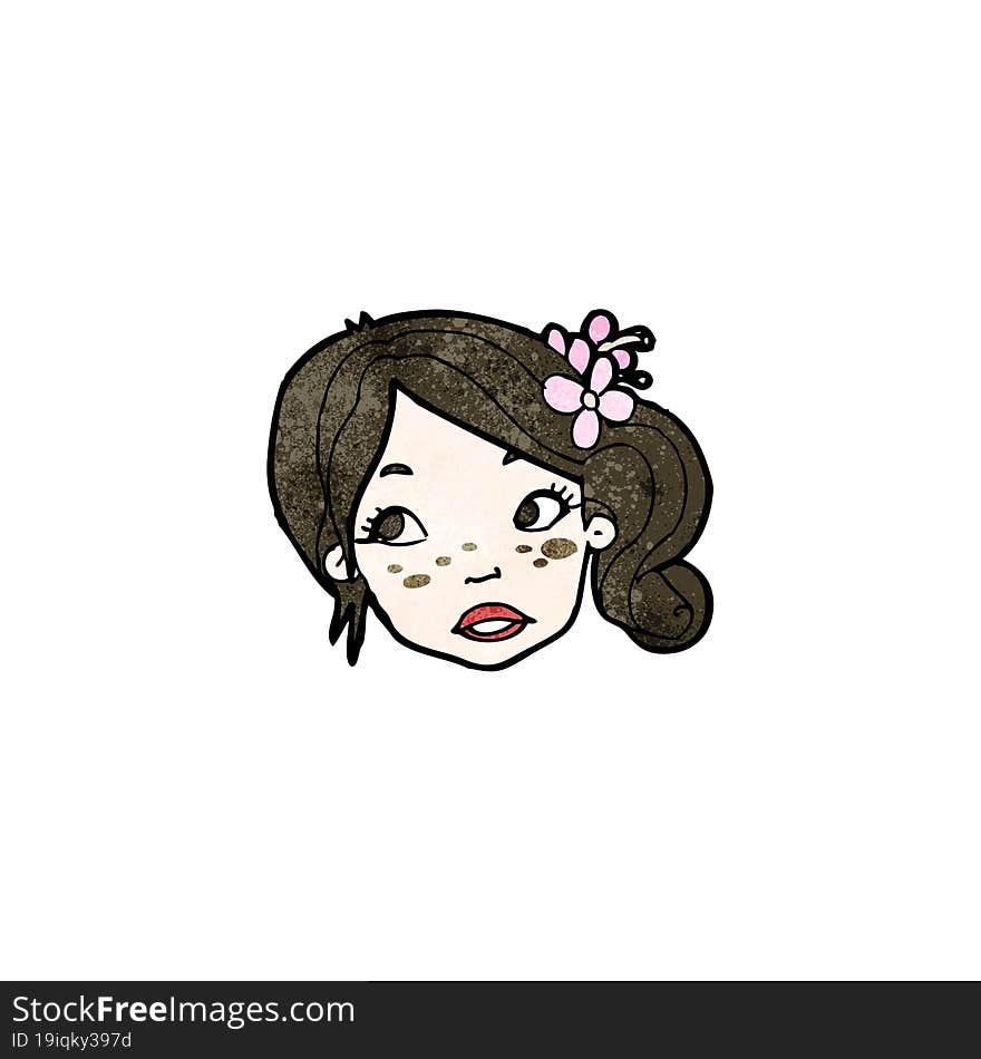 Cartoon Pretty Girl